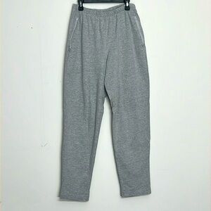 🌞 Perpetual Motion vintage gray high rise sweatpants zipper front pocket M